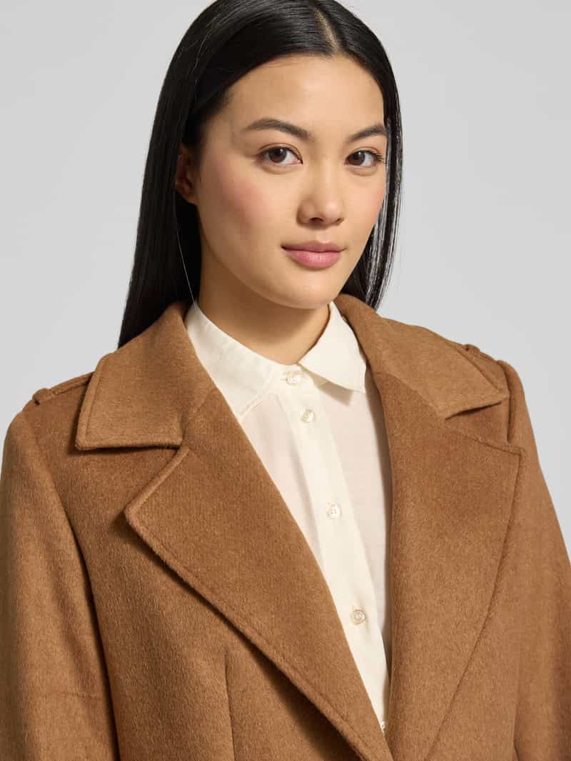 Guess Regular fit lange jas met reverskraag model 'Karole'