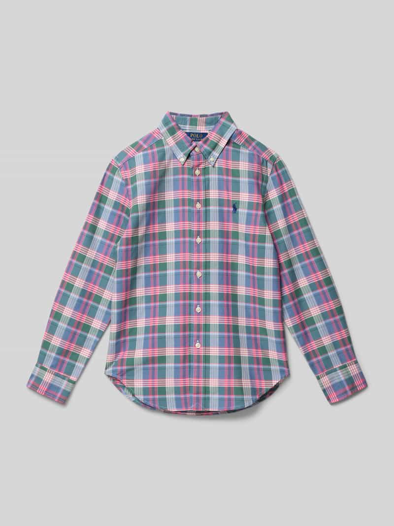 Polo Ralph Lauren Teens Regular fit zakelijk overhemd met button-downkraag
