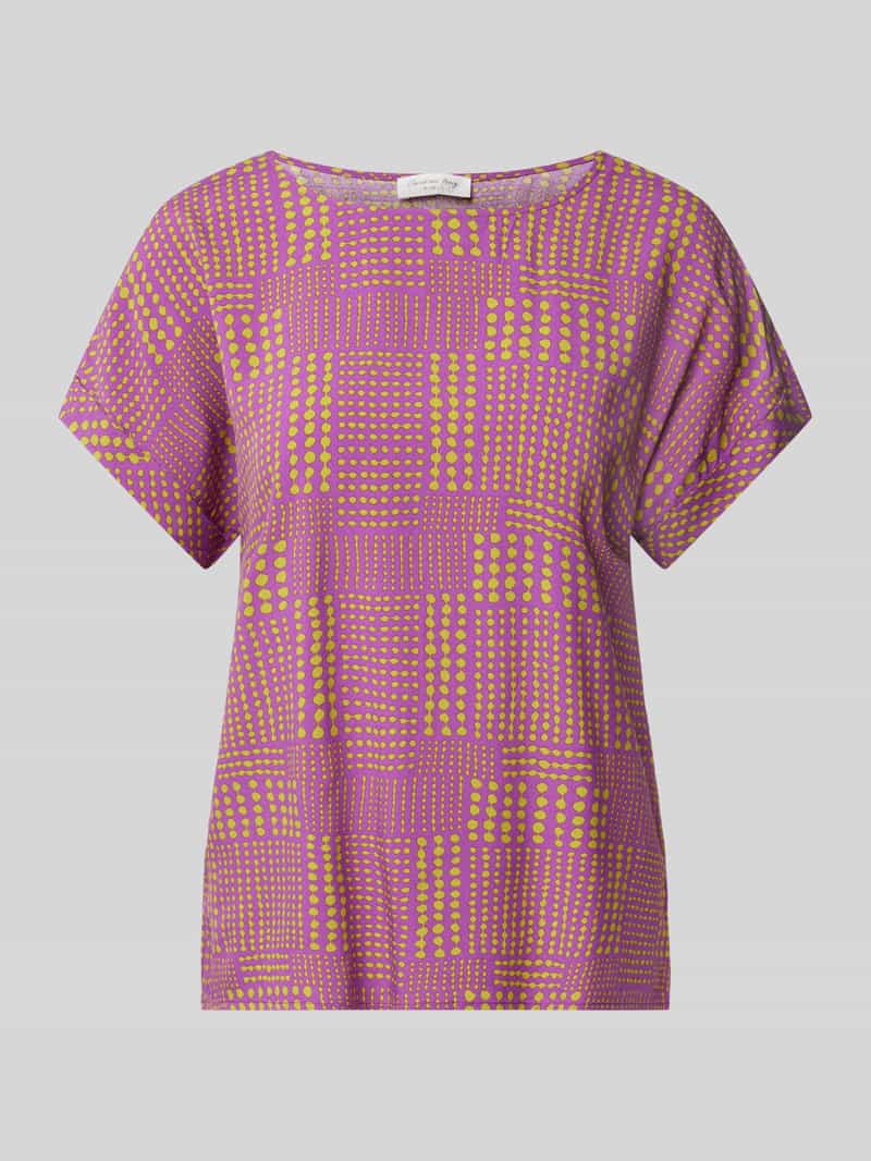 Christian Berg Woman Regular fit blouseshirt met kapmouwen