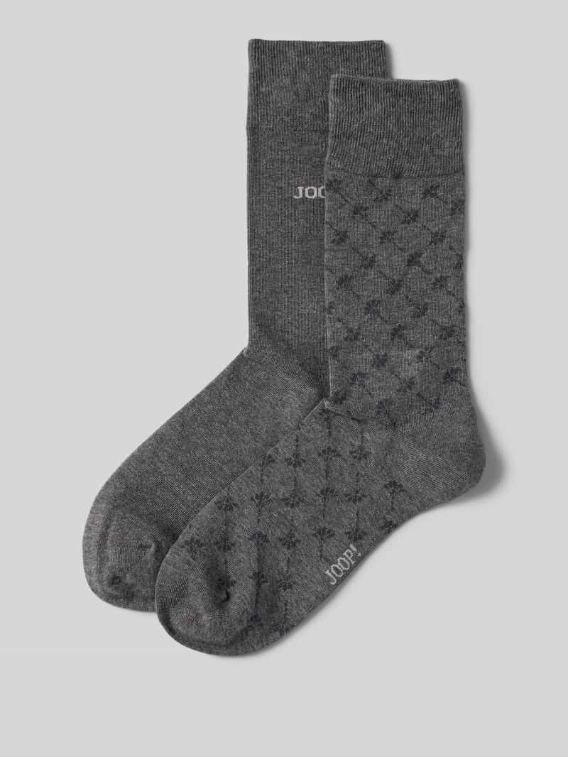 JOOP! Collection Sokken met elastische ribboordjes in een set van 2 paar
