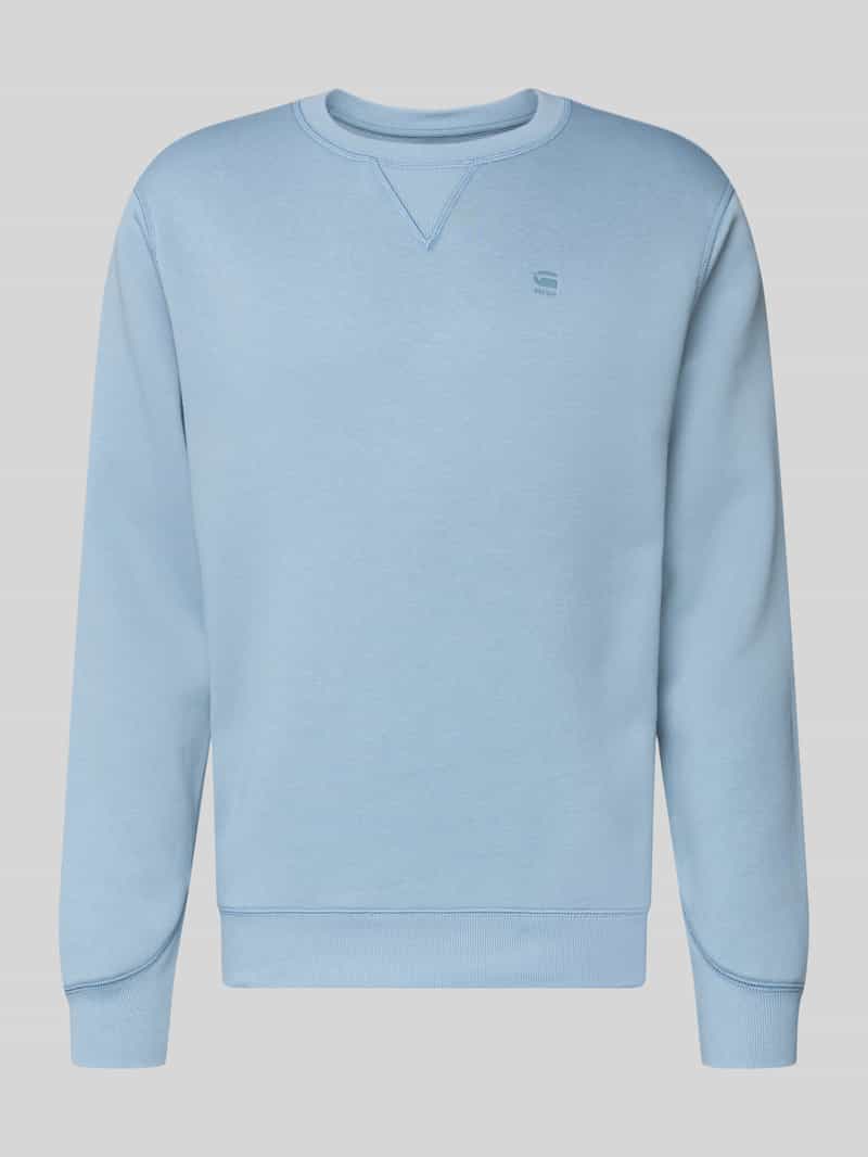 G-Star Raw Regular fit pullover met logostitching model 'Premium'