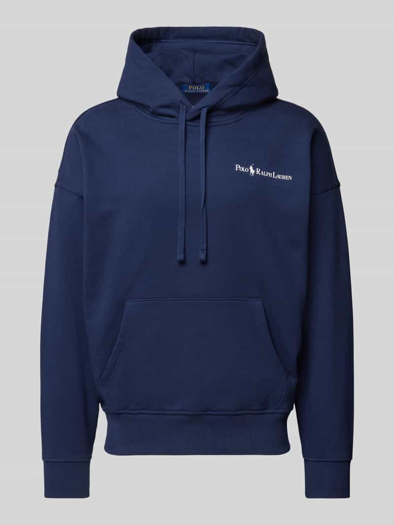 Polo Ralph Lauren Hoodie met labelprint model 'HEAVY'