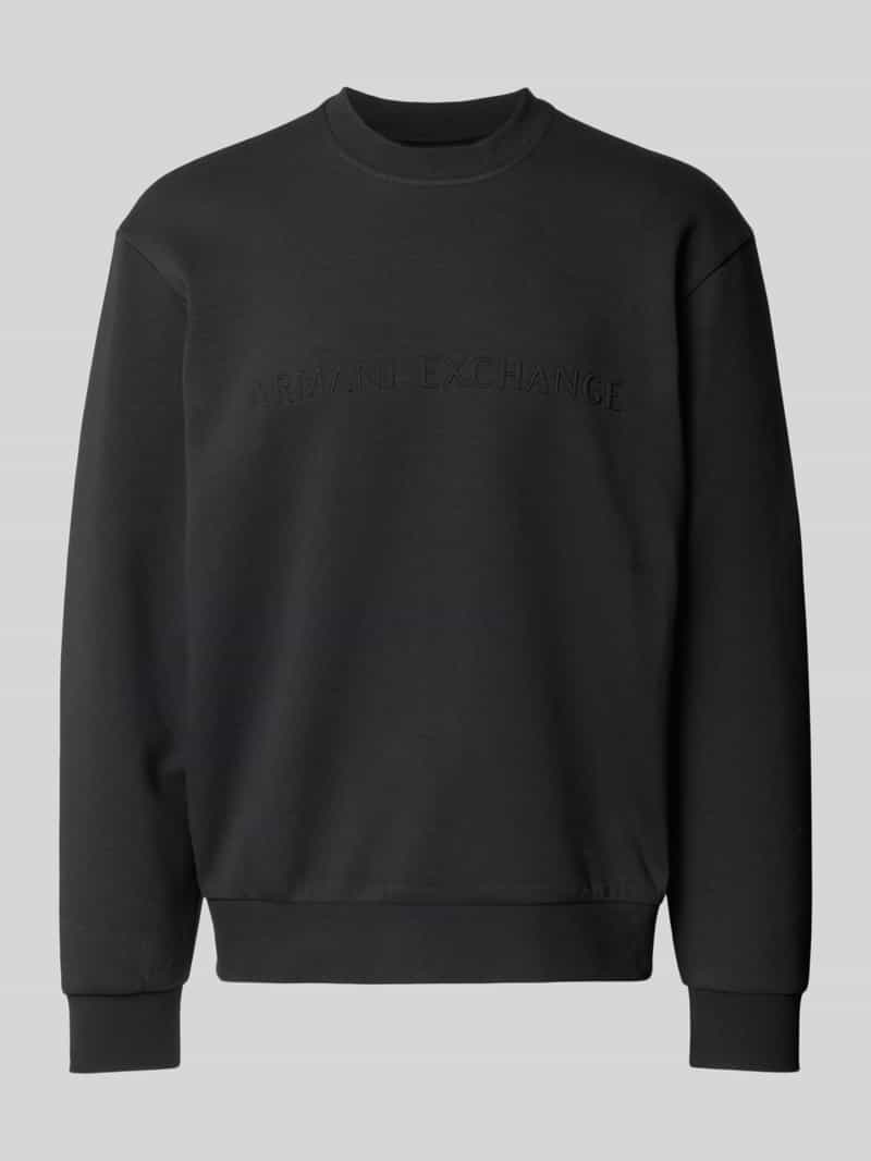 Armani Exchange Sweatshirt met labeldetail