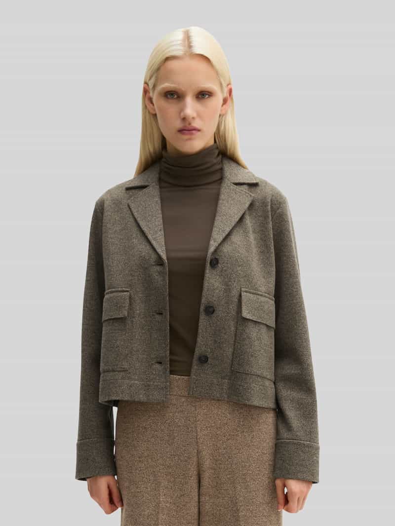 Marc O'Polo Korte blazer van katoenmix