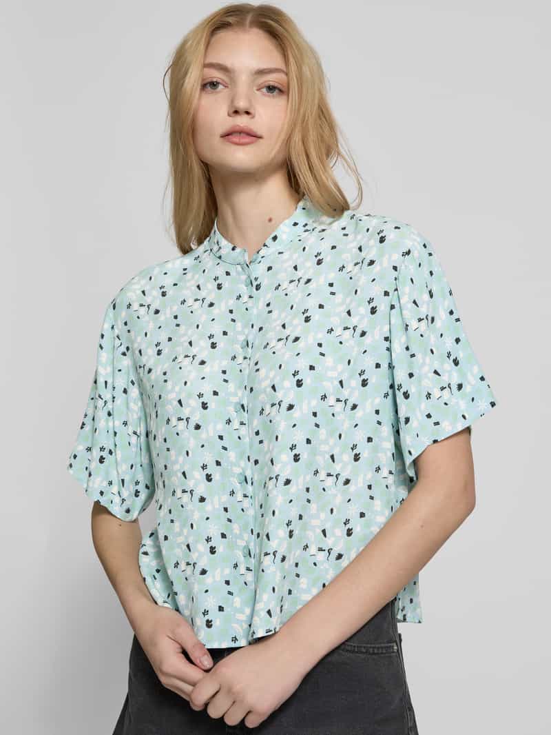 Marc O'Polo DENIM Regular fit blouse met opstaande kraag