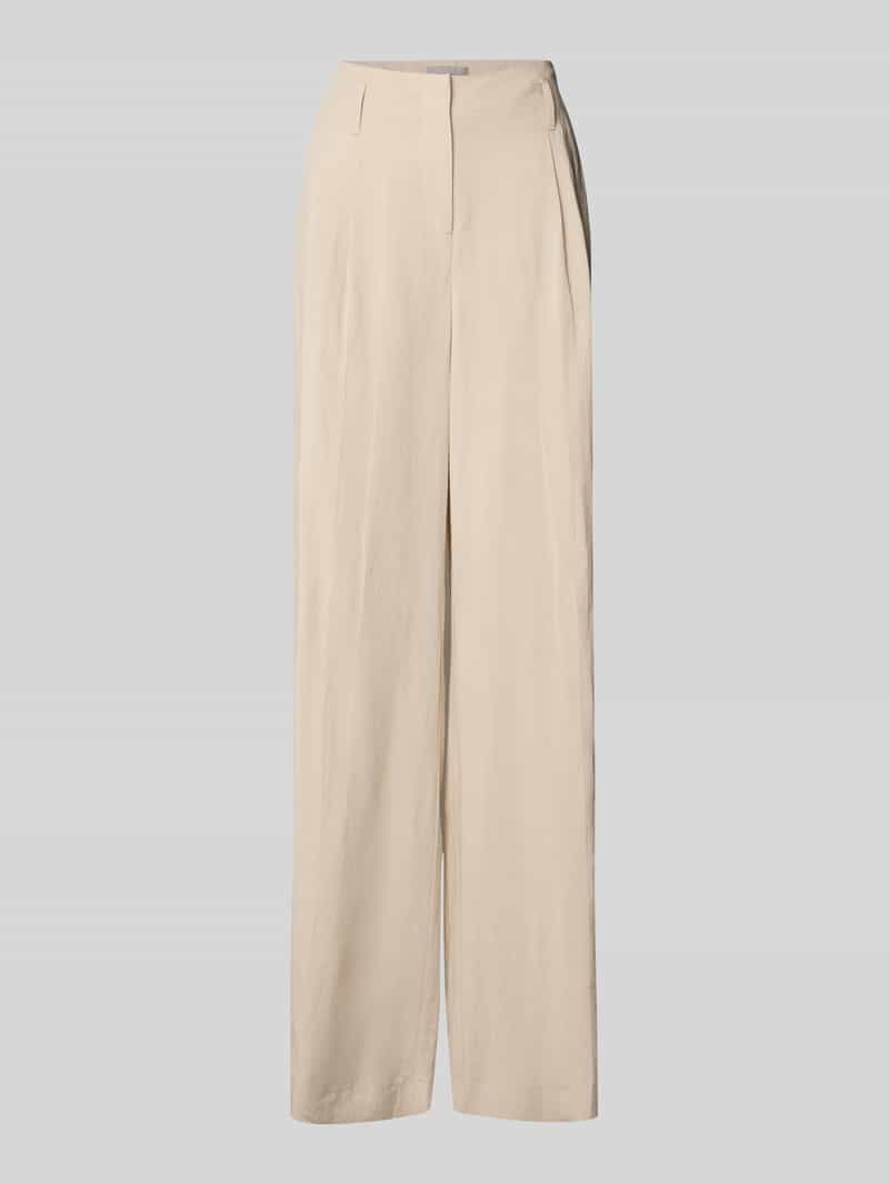 Christian Berg Woman Selection Wide leg bandplooibroek en riemlussen