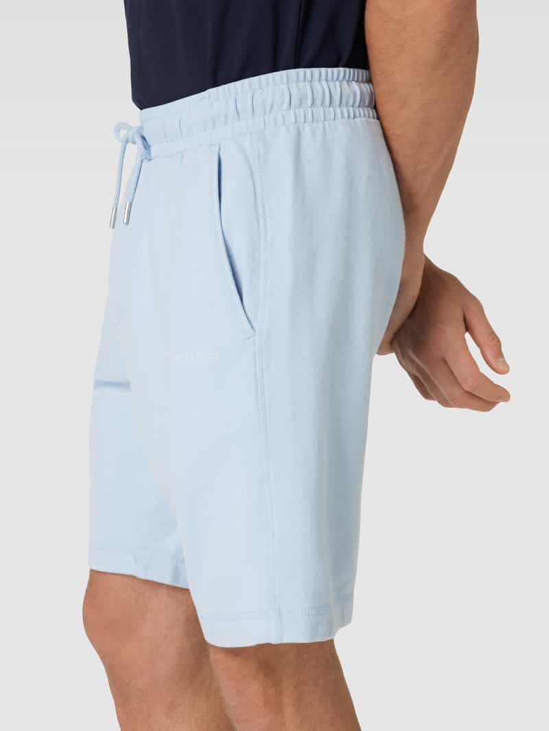 Marc O'Polo Regular fit sweatshorts met tunnelkoord