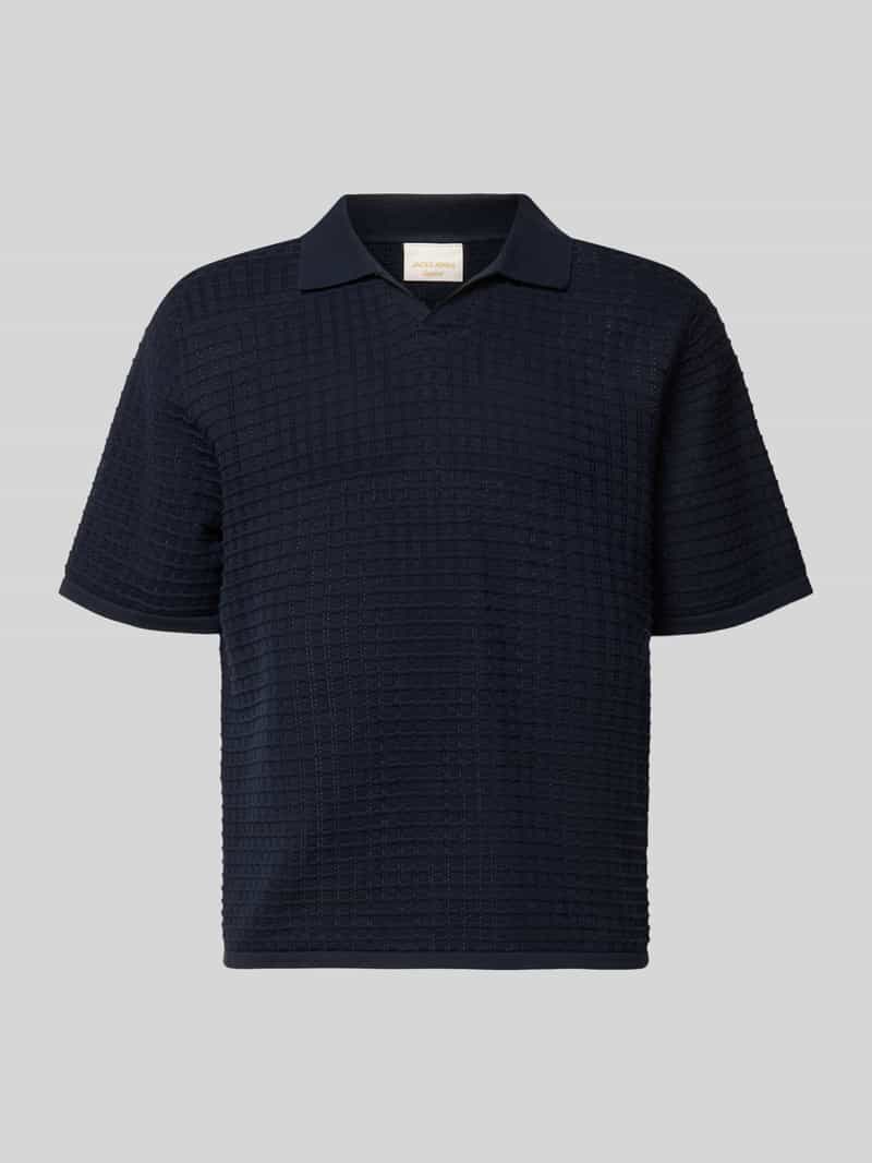 regular fit poloshirt met V-hals