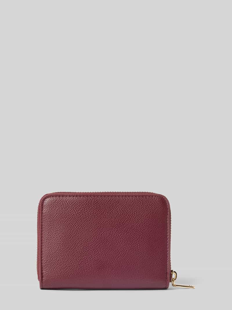 Valentino Bags Portemonnee met ritssluiting rondom model 'BIANKA RE' bordeaux, foto 3