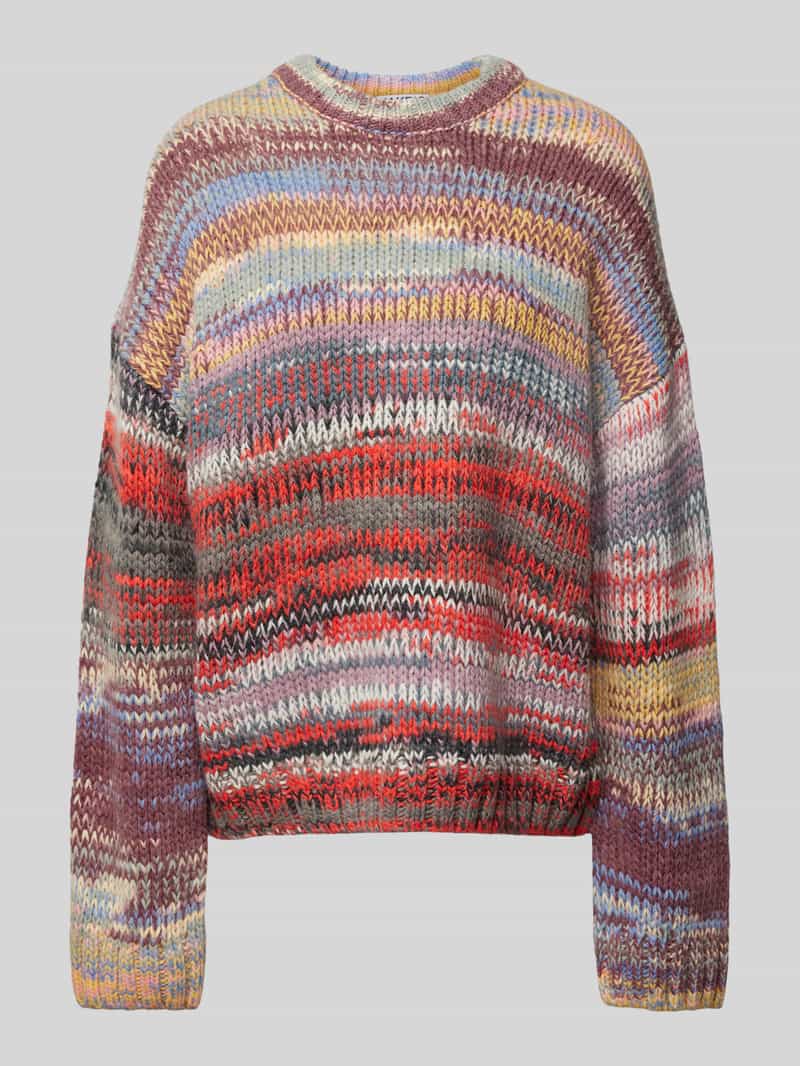 Jake*s Casual Oversized gebreide pullover met ribboorden