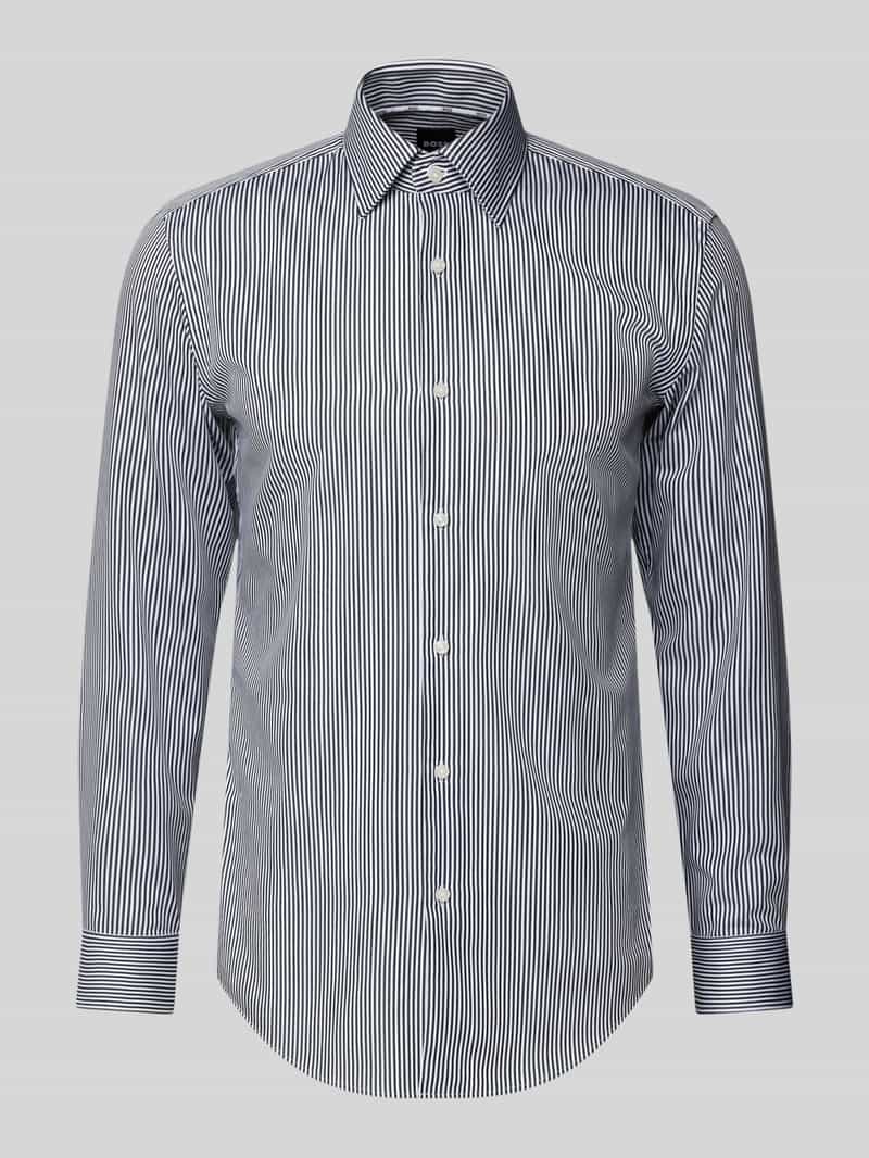 Boss Slim fit vrijetijdsoverhemd van puur katoen