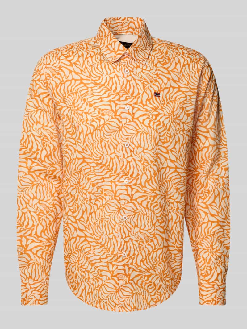 Napapijri Vrijetijdsoverhemd met labelstitching model 'RONGE'