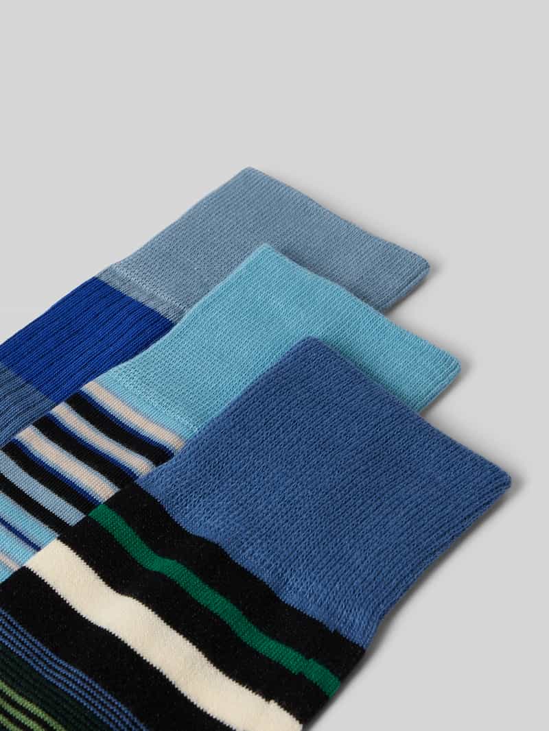 Paul Smith Sokken met ribboordjes in een set van 3 paar