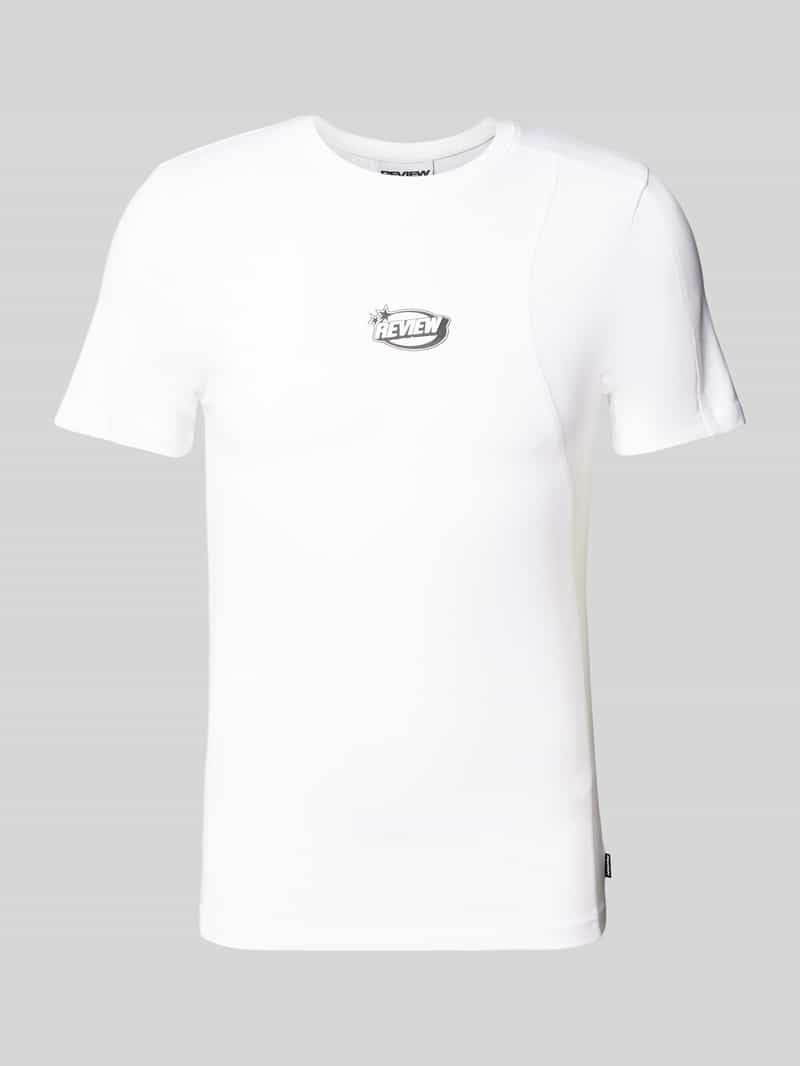 REVIEW T-shirt met labelprint