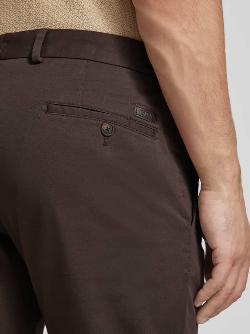 JOOP! Collection Slim fit chino met ceintuurlussen model 'Hank'