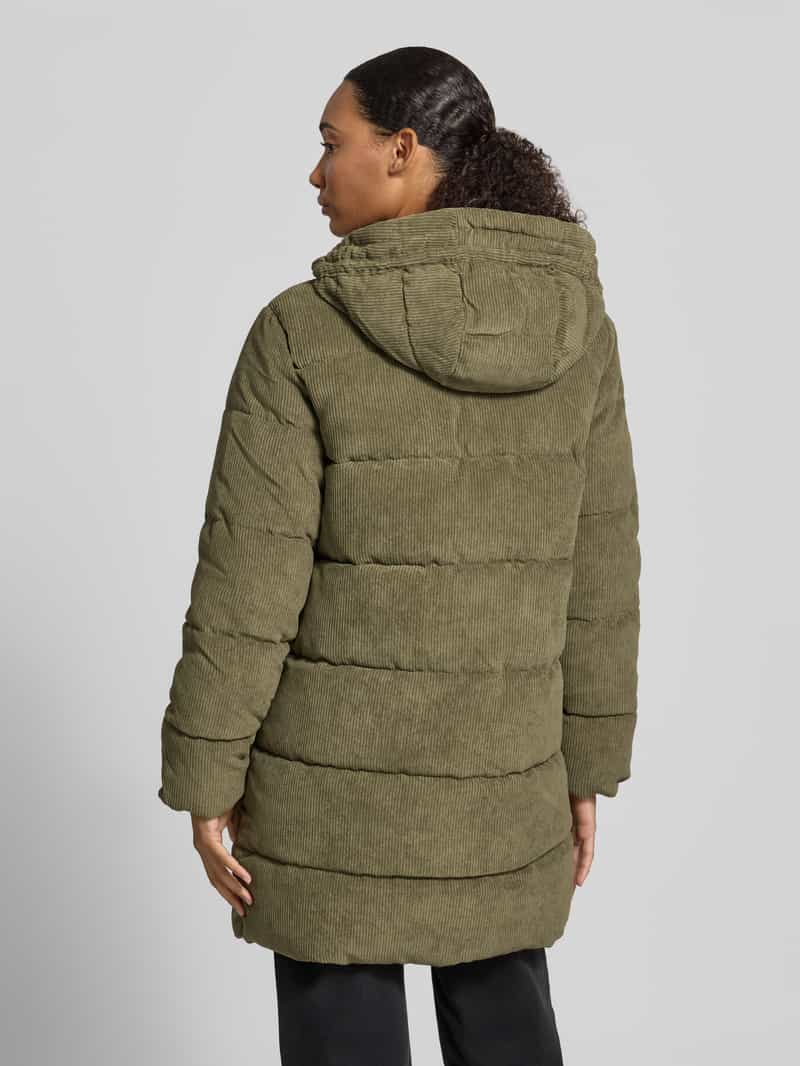 Only Regular fit gewatteerde mantel met capuchon model 'DOLLY'