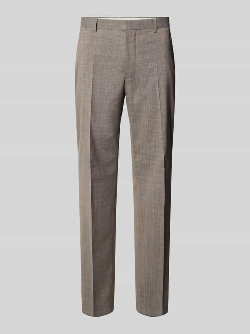 Boss Regular fit pantalon in geweven look