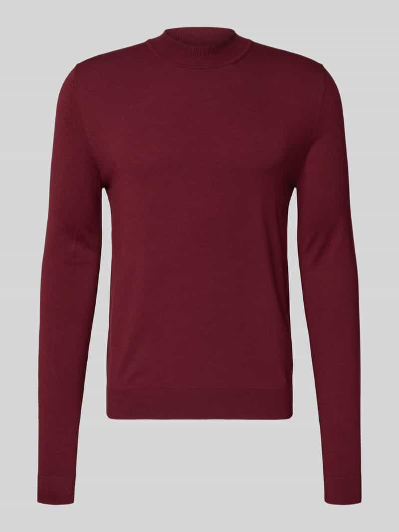 HUGO Regular fit gebreide pullover van viscosemix model 'SAN MARC'