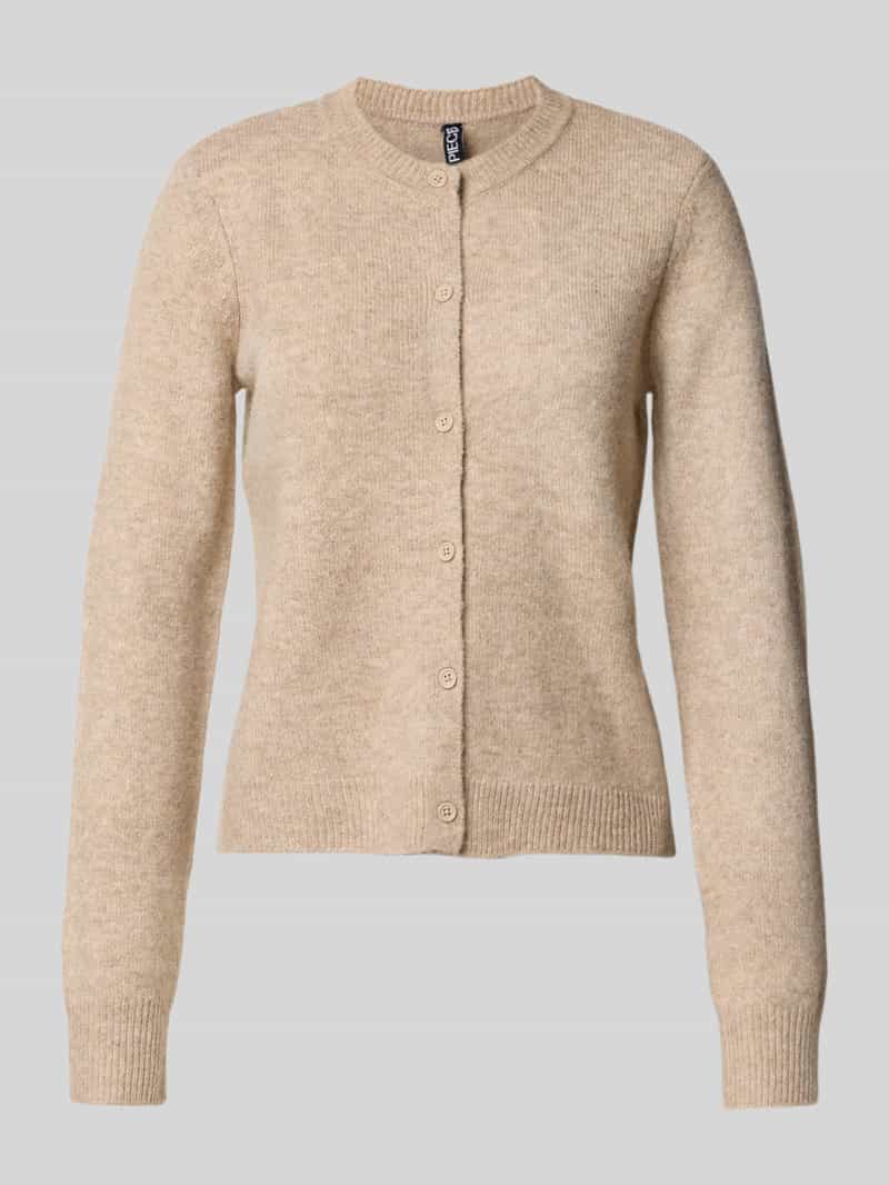 Pieces Regular fit gebreid jack met wol model 'MALOU'