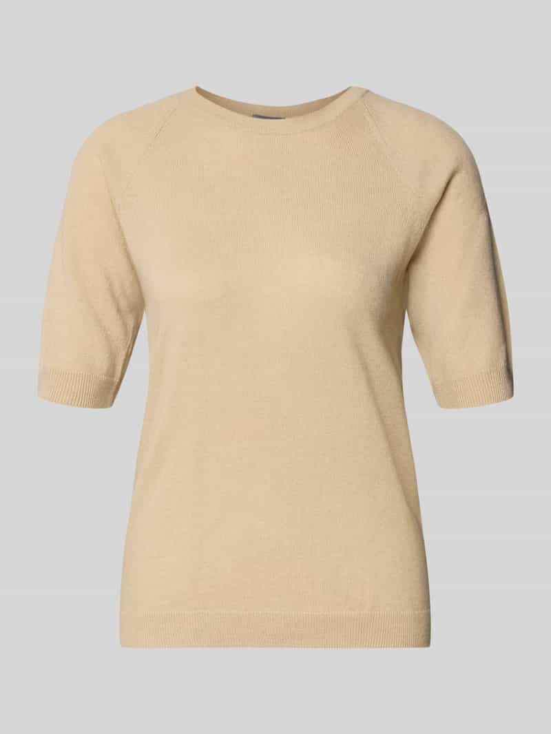 MM Regular fit gebreide pullover van een mix van wol en kasjmier model 'YEN'