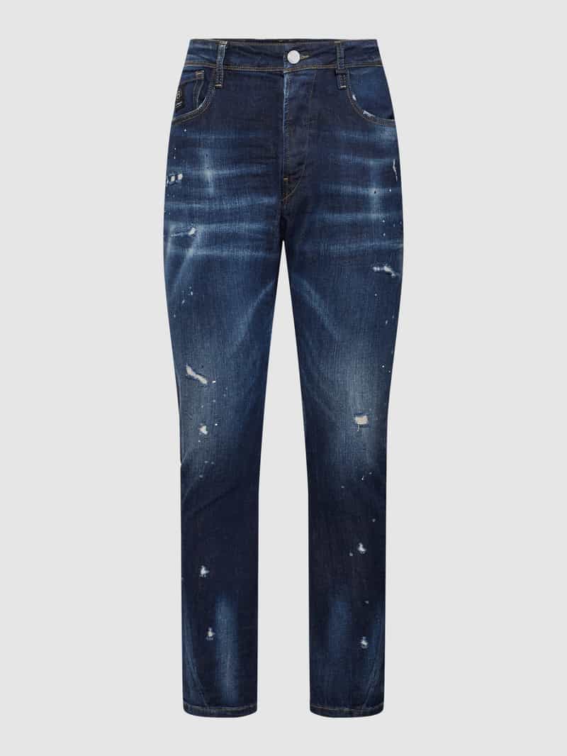 ELIAS RUMELIS Relaxed fit jeans in destroyed-look