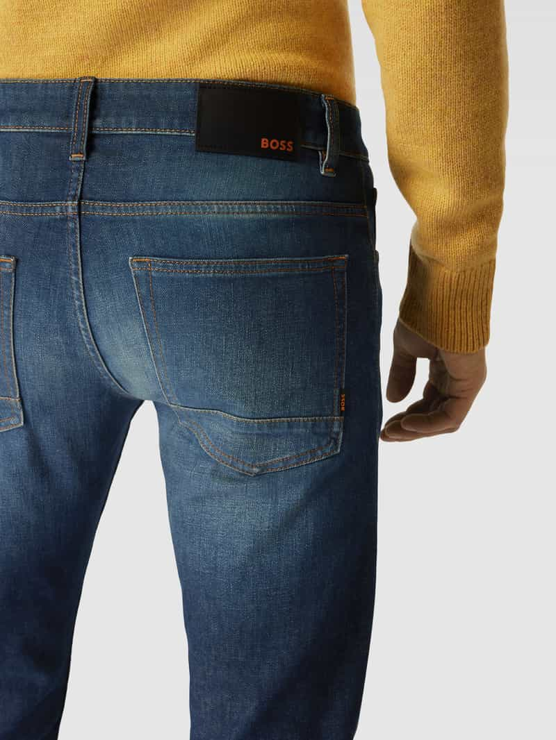 Boss Orange Slim fit jeans in labeldetail model 'Delaware'