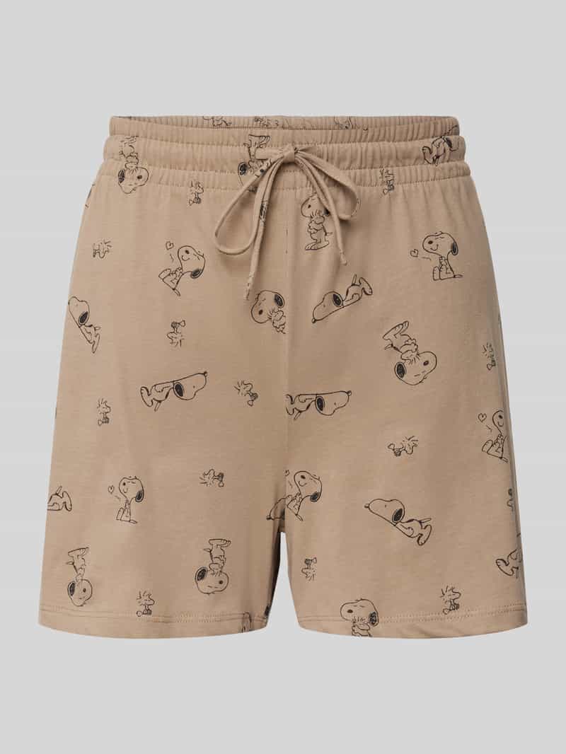 Jake*s Casual Korte pyjamabroek met motiefprint