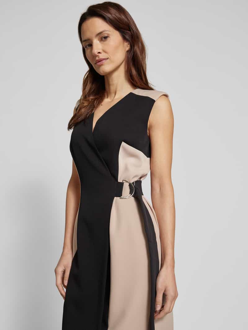 DKNY Midi-jurk in wikkellook