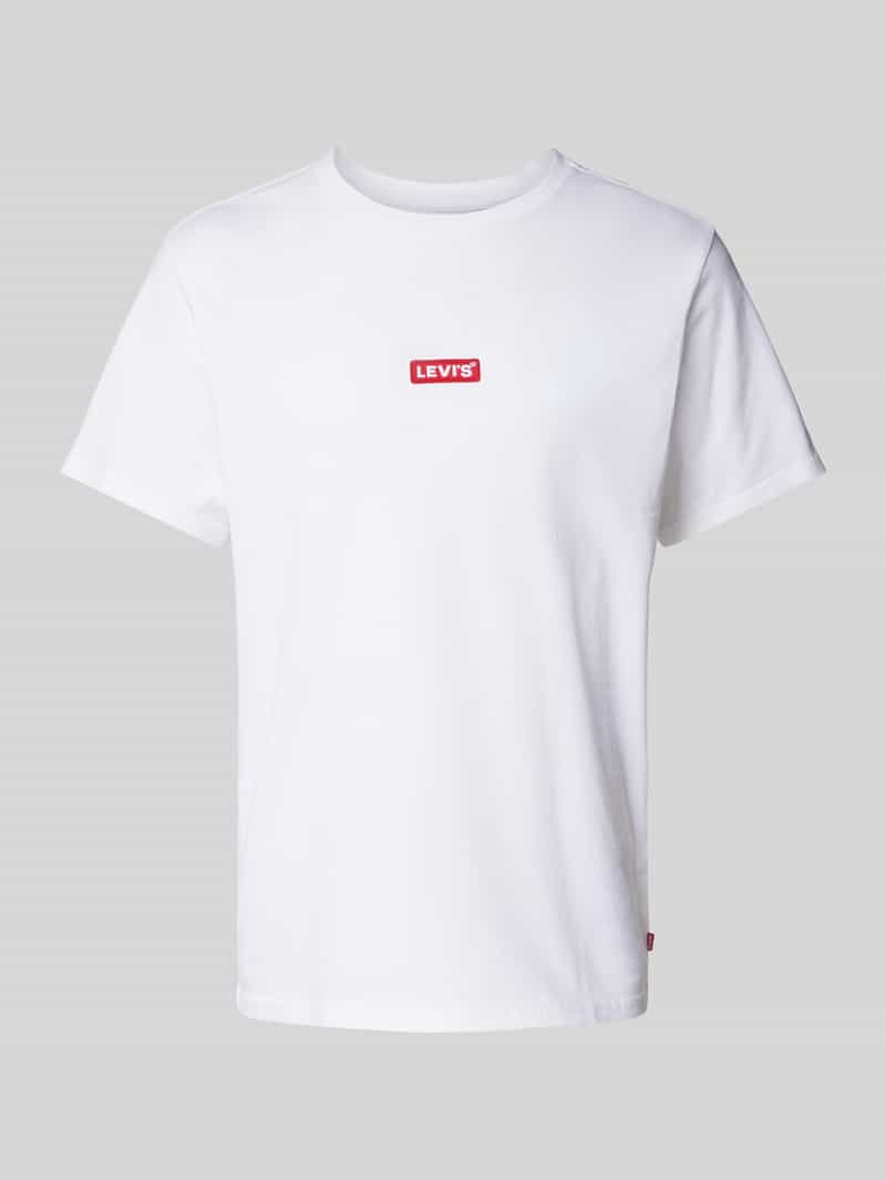 Levi's Relaxed fit T-shirt met labelpatch model 'BABY TAB'