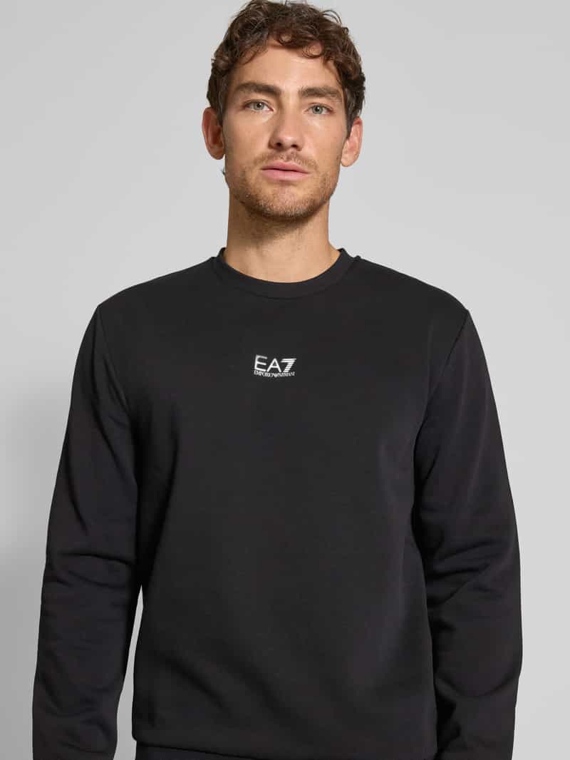 EA7 Emporio Armani Sweatshirt met labeldetail