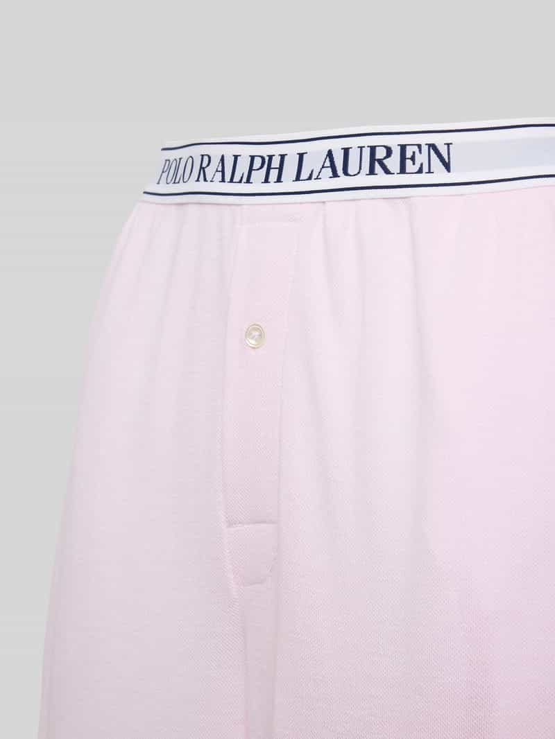 Polo Ralph Lauren Straight leg pyjamabroek met elastische band met label