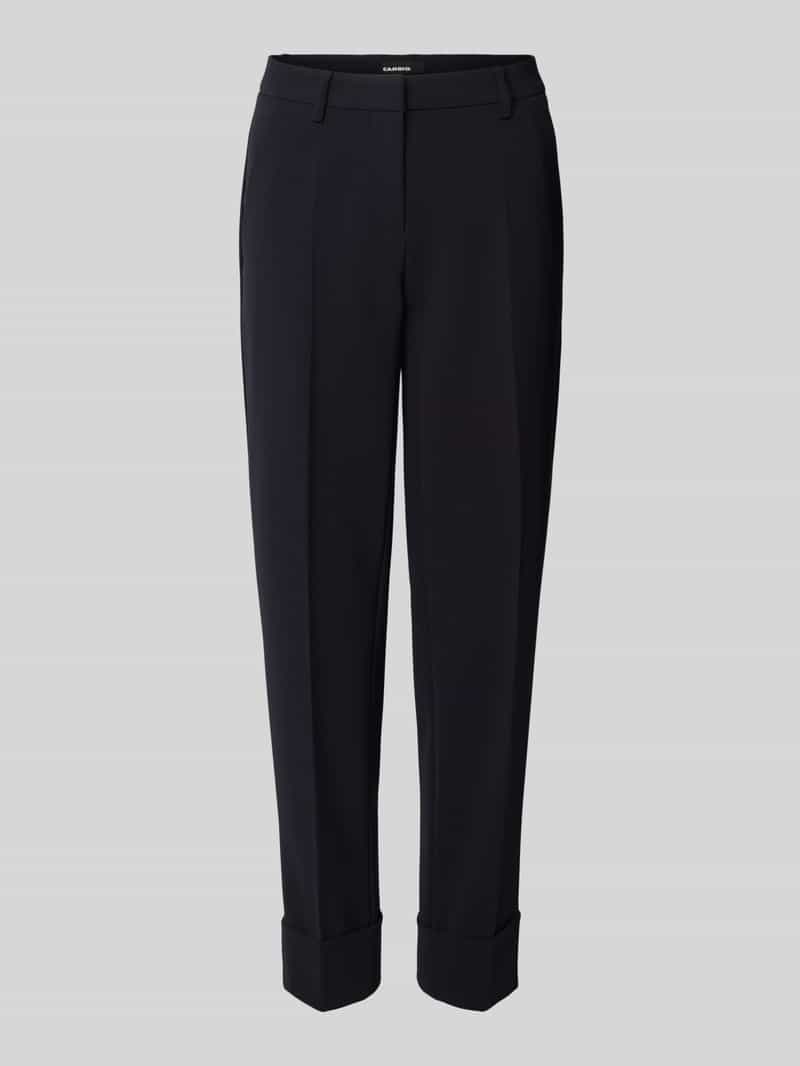 CAMBIO Stoffen broek met vaste pijpboorden model 'KRYSTAL'