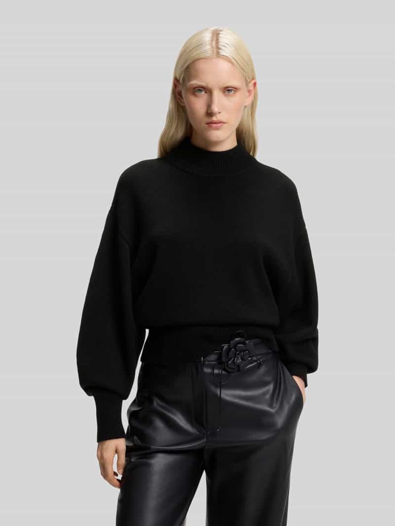 HUGO Loose fit pullover van wolmix model 'Sorellenio'