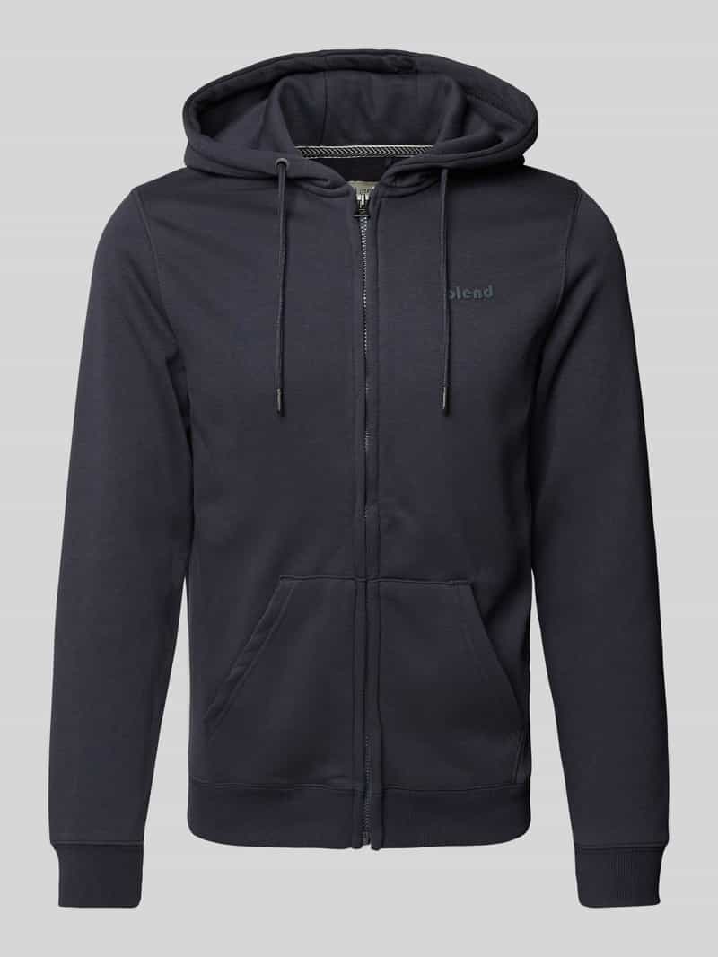 Blend Sweatjack met labeldetail model 'Downton'