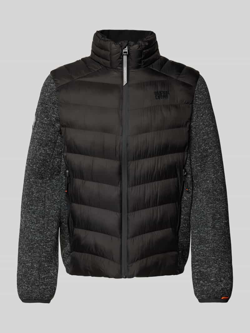 Superdry Jack met opstaande kraag en labelstitching