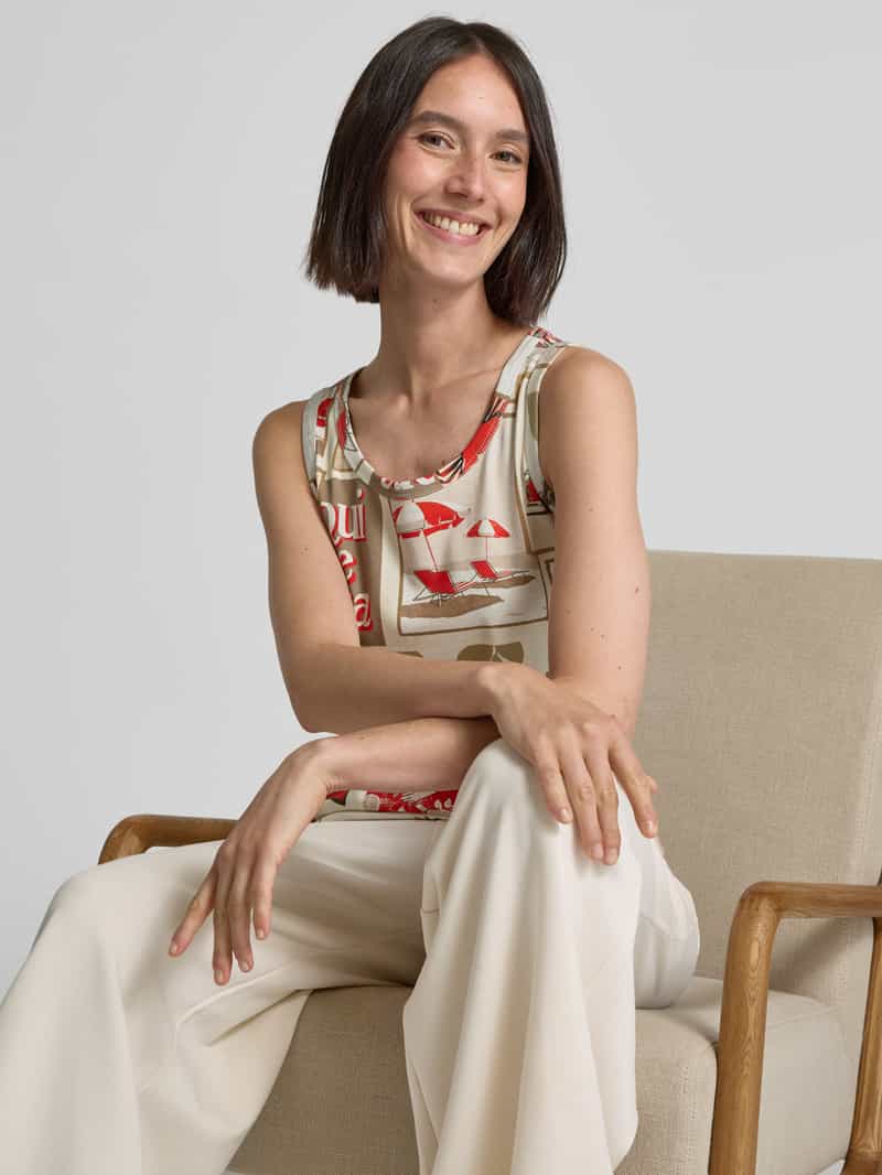 monari Top met motiefprints