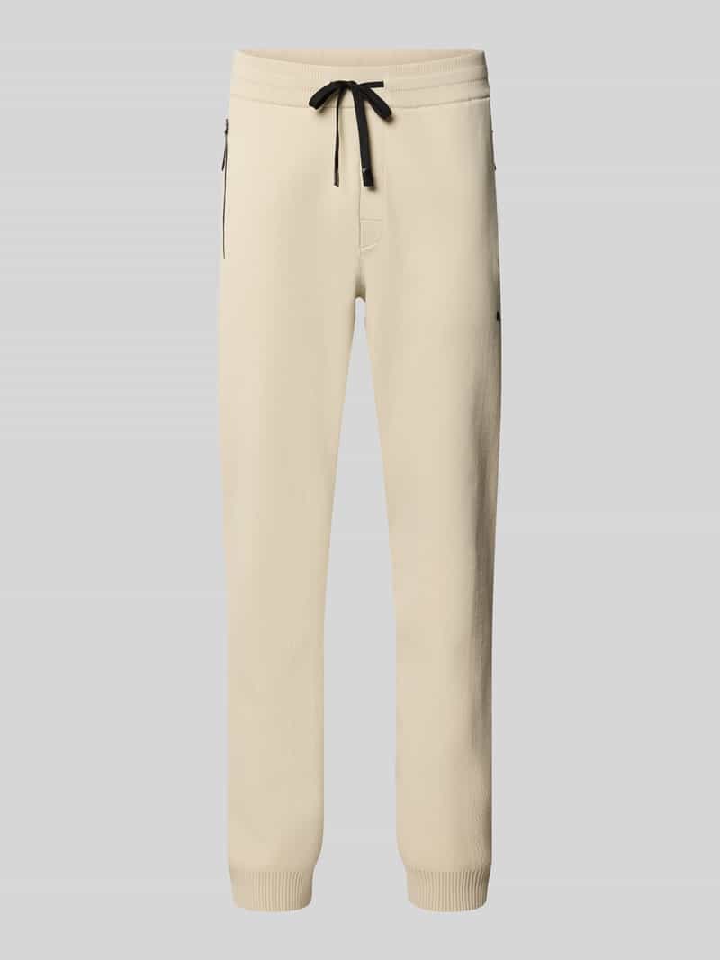 BOSS Green Sweatbroek met zijwaartse ritszakken