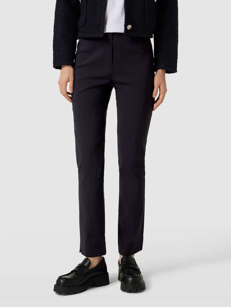 Stoffen broek met bandplooien, model 'INA' STEHMANN