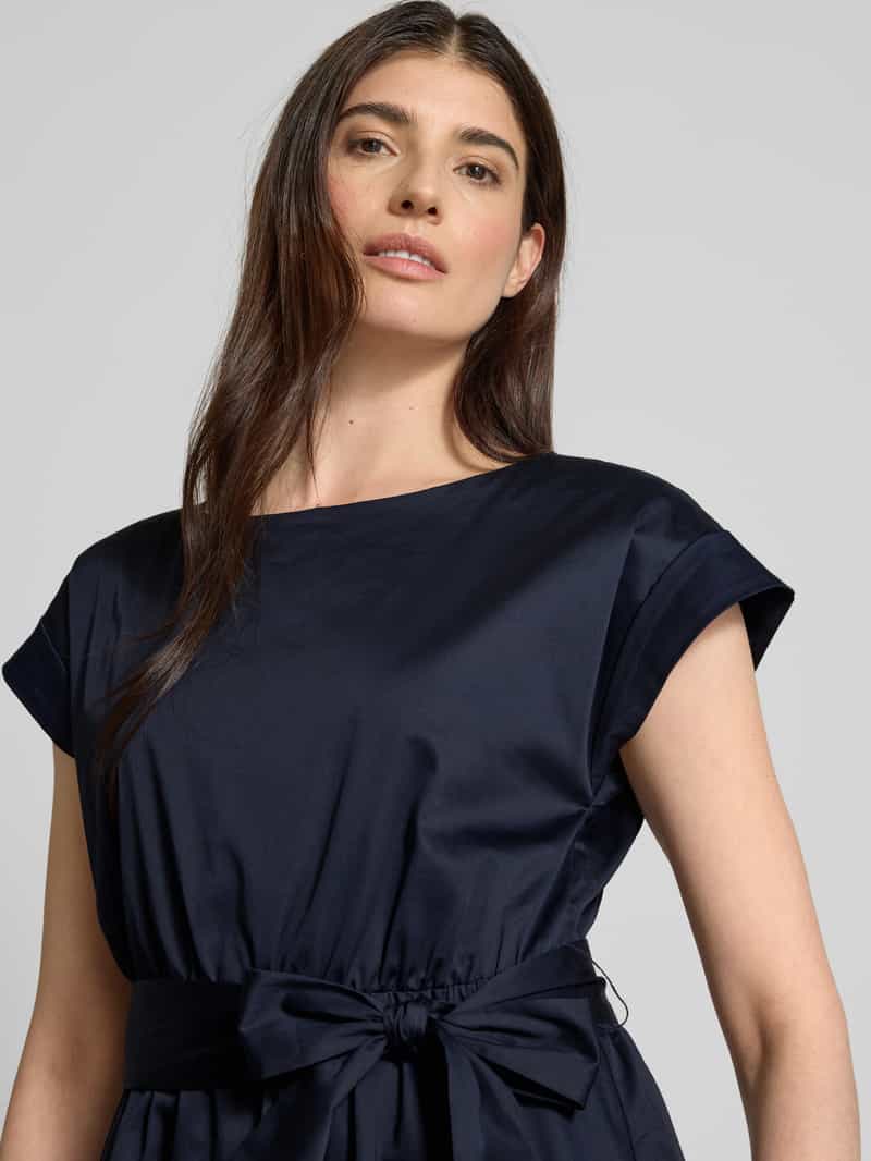 Christian Berg Woman Selection Midi-jurk met strikceintuur