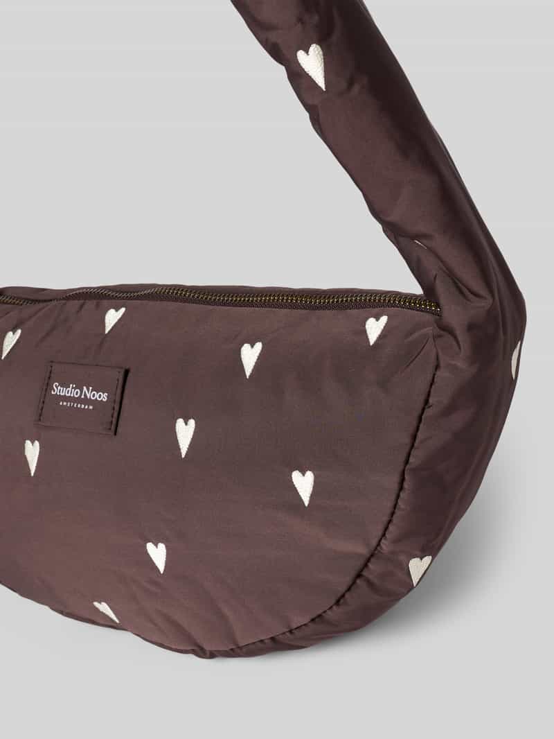 STUDIO NOOS Schoudertas met labeldetail
