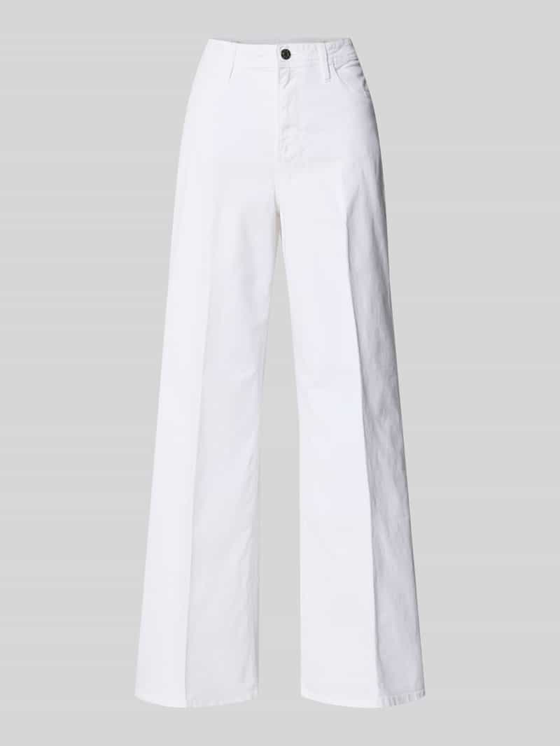 Wide leg Jeans van Katoenmix