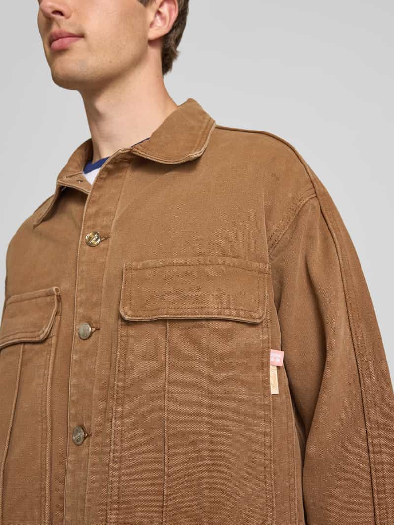 ANOTHER COTTON LAB Jeansjack met labelstitching