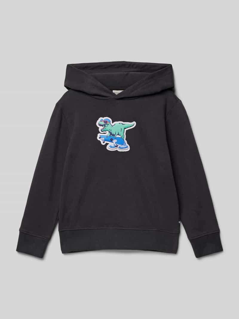 Tom Tailor Regular fit hoodie van katoenmix met 3D-print