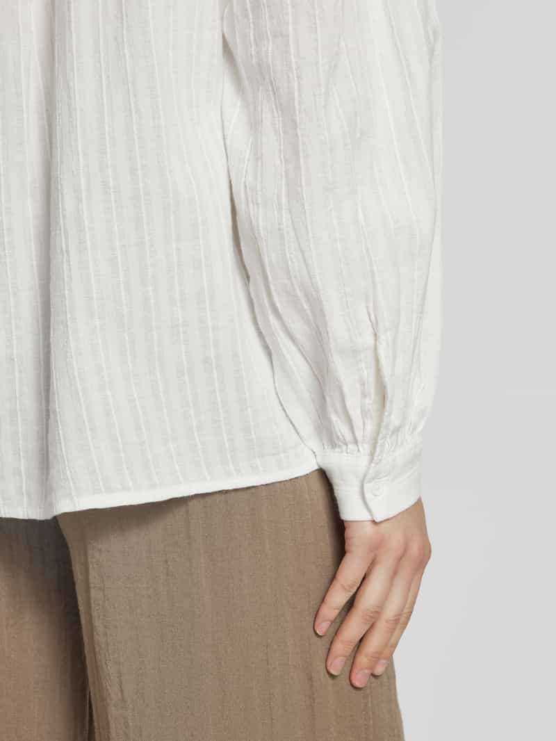 Pieces Relaxed fit overhemdblouse van puur katoen model 'MUNA'