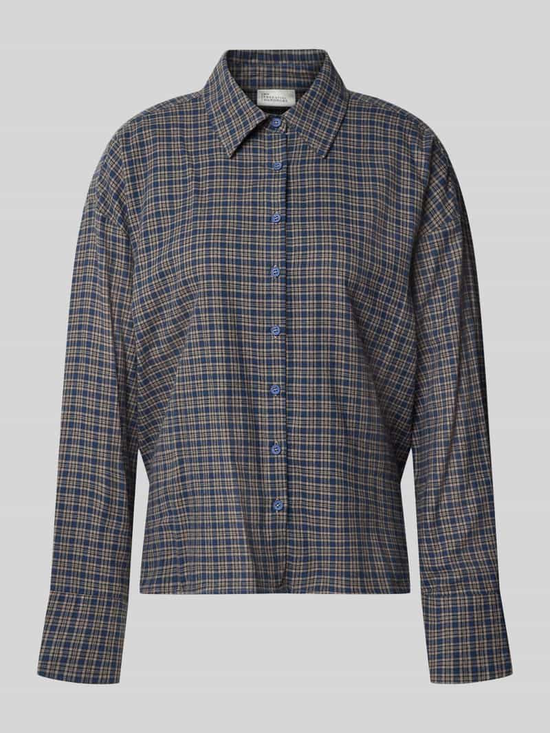 My Essential Wardrobe Blouse met kentkraag model 'Lennie'