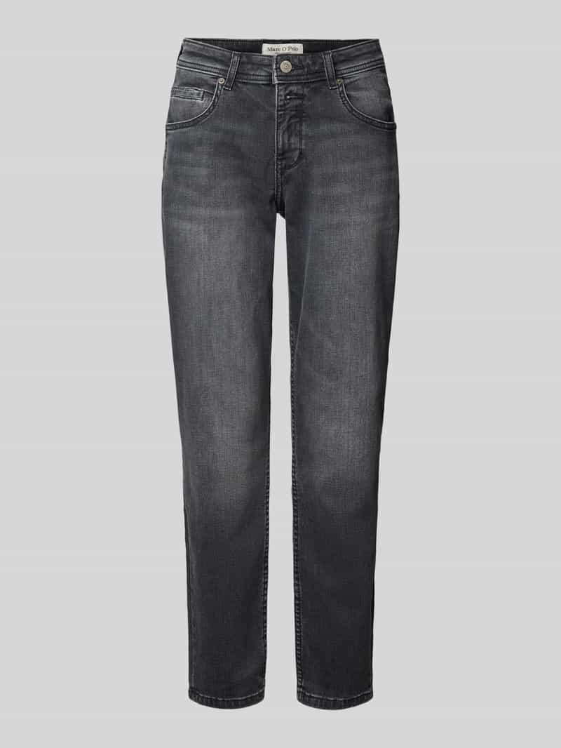 Marc O'Polo Mid waist boyfriend jeans van katoenmix model 'THEDA'