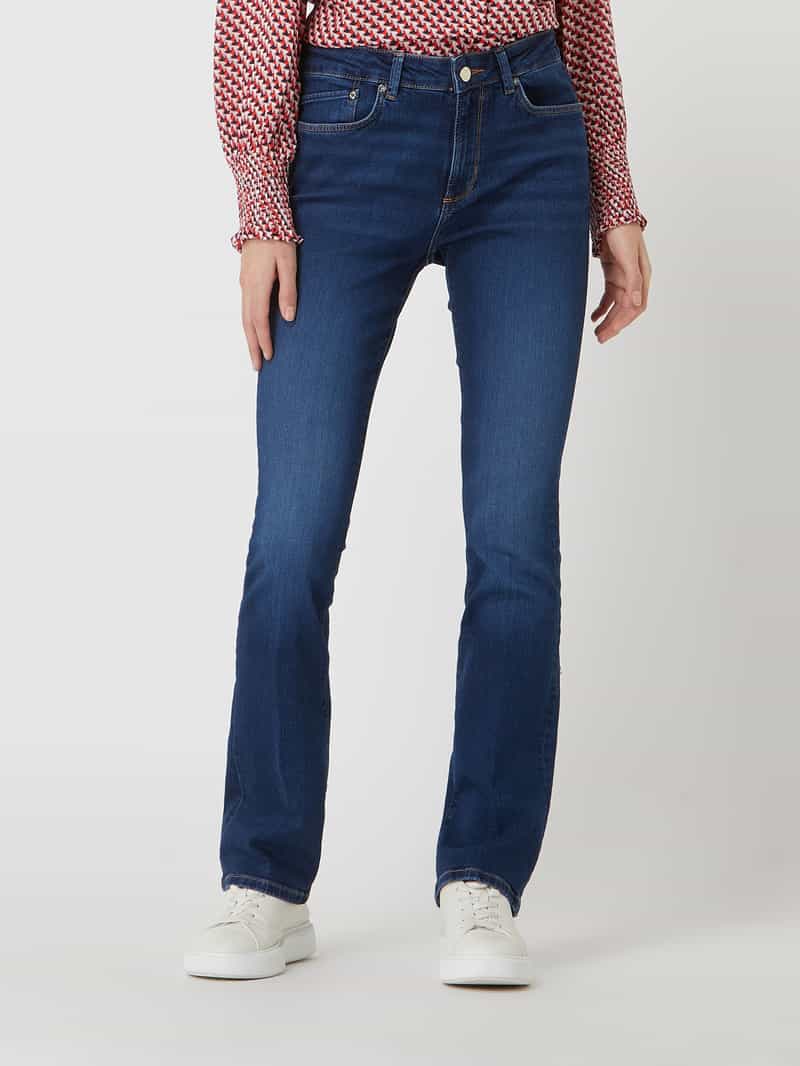 Slim fit bootcut jeans met stretch, model 'Beverly' s.Oliver RED LABEL