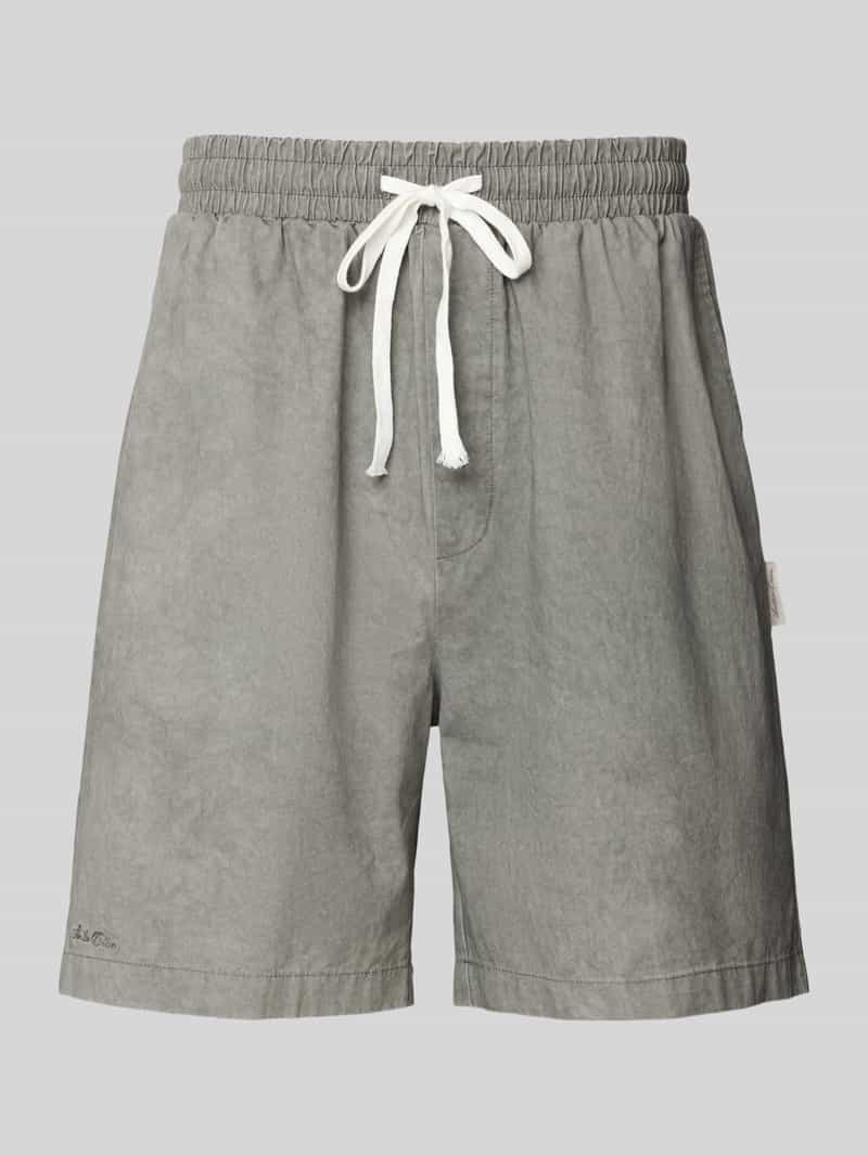 Relaxed fit zwembroek met labeldetail