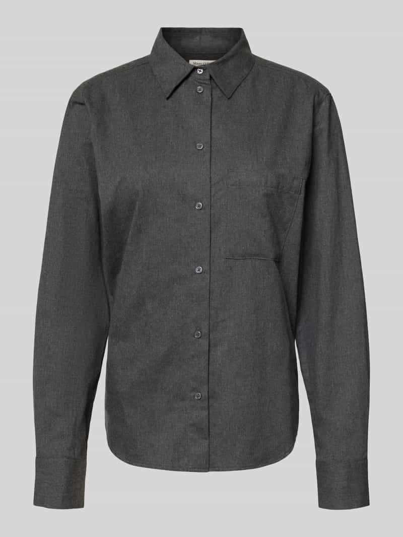 Marc O'Polo Regular fit overhemdblouse van puur katoen