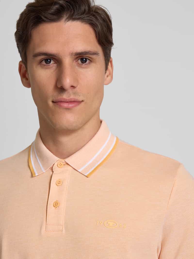 Tom Tailor Regular fit poloshirt van katoenmix